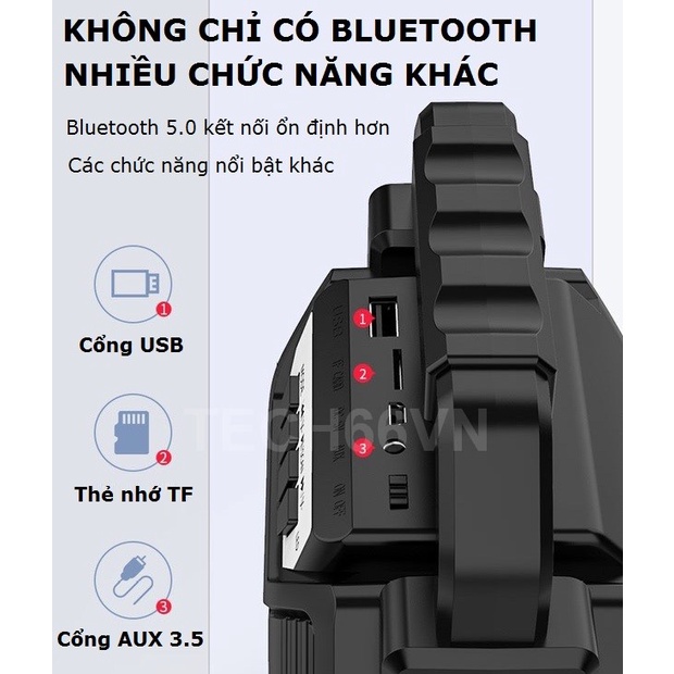 Loa bluetooth karaoke kèm mic S292 âm bass chất lượng quai xách tiện