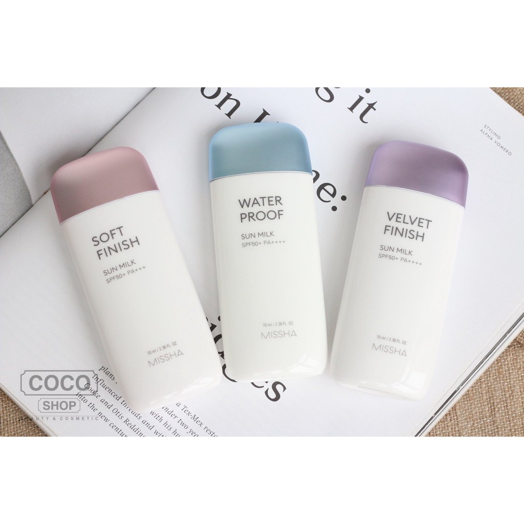 Sữa chống nắng Missha [Coco Shop]