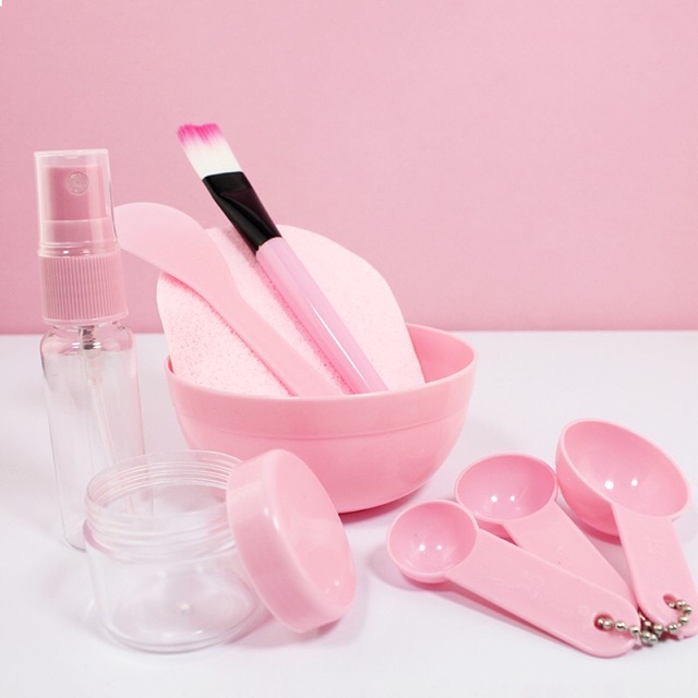 BỘ KIT CHÉN CỌ SKINCARE 9 MÓN PHA MẶT NẠ