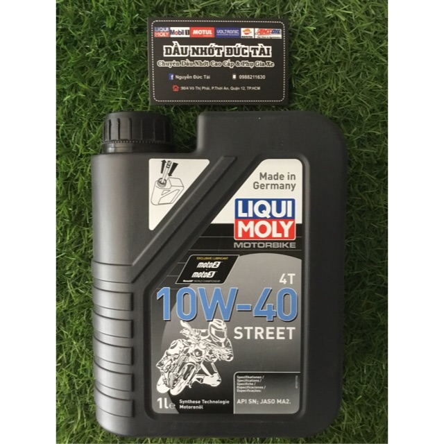 Nhớt Liqui moly 10w40 street xe số