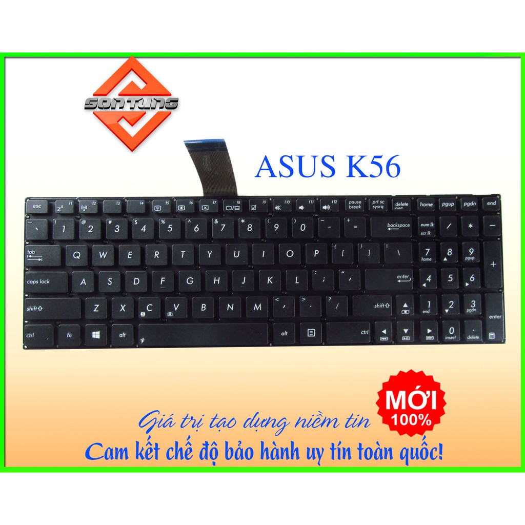 Bàn Phím Laptop Asus K56 K56C K56CA K56CB K56CM S56c S56ca S56cb S56cm