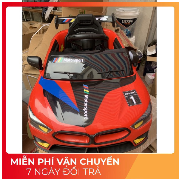 Xe Ôtô điện trẻ em 808 kiểu dáng BMW bé tự lái có điều khiển từ xa , lỗi 1 đổi 1J