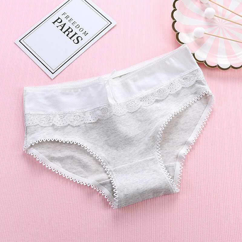 Quần lót nữ cotton đính ren siêu xinh sexxy gợi cảm cho nàng QL36