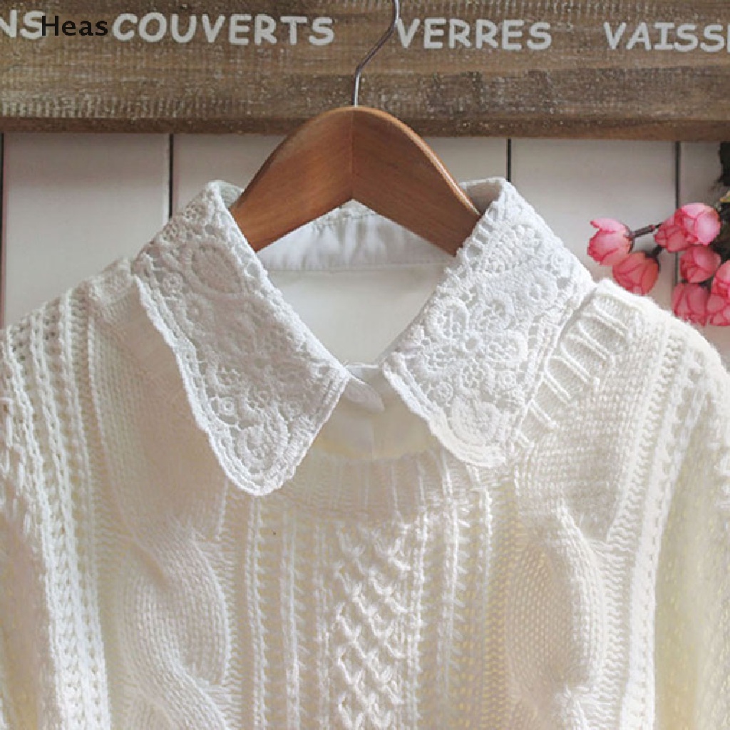 Cổ áo giả phong cách vintage nhiều kiểu tùy chọn cho nữ