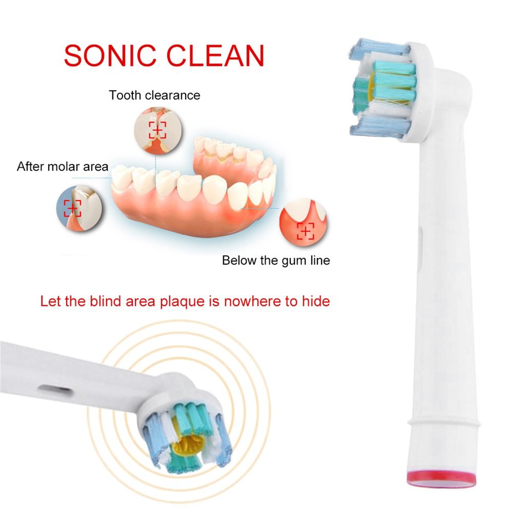 4 Đầu Bàn Chải Đánh Răng Điện Thay Thế Cho Oral B Braun Vitality Eb-18a