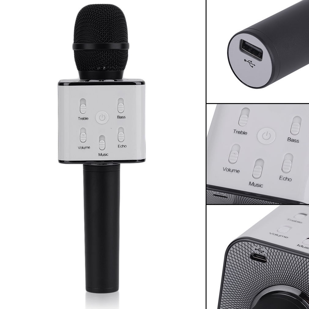 (SHOPEE TRỢ GIÁ) MIC KARAOKE Q7 - HÁT KARAOKE KHÔNG CẦN DÀN ÂM THANH