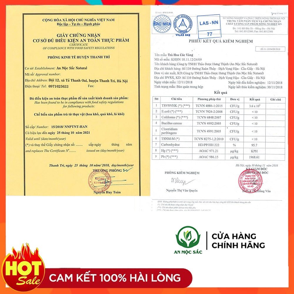 ✅[THƯỢNG HẠNG] Trà Hoa Cúc Đường Phèn Mật Ong Cao Cấp Tự Nhiên An Mộc Sắc