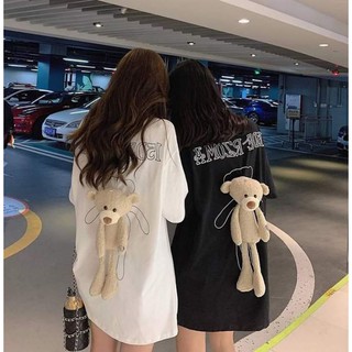 Áo thun gấu Teddy thật phong cách ulzzang Hàn Quốc 2020