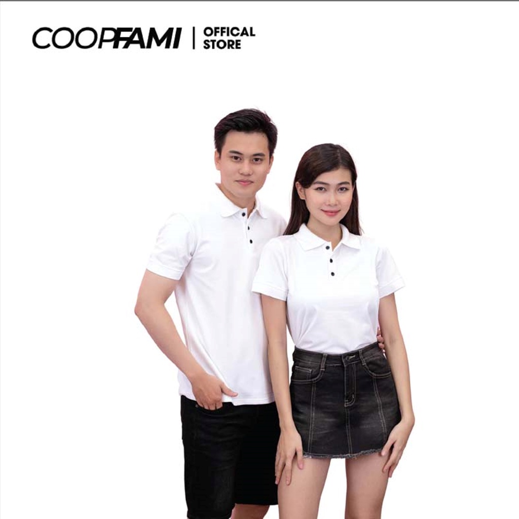Áo Polo Nam Basic Trơn Chất Vải Cotton Thoáng Mát, Thấm Hút Mồ Hôi, Không Nhăn COOPFAMI