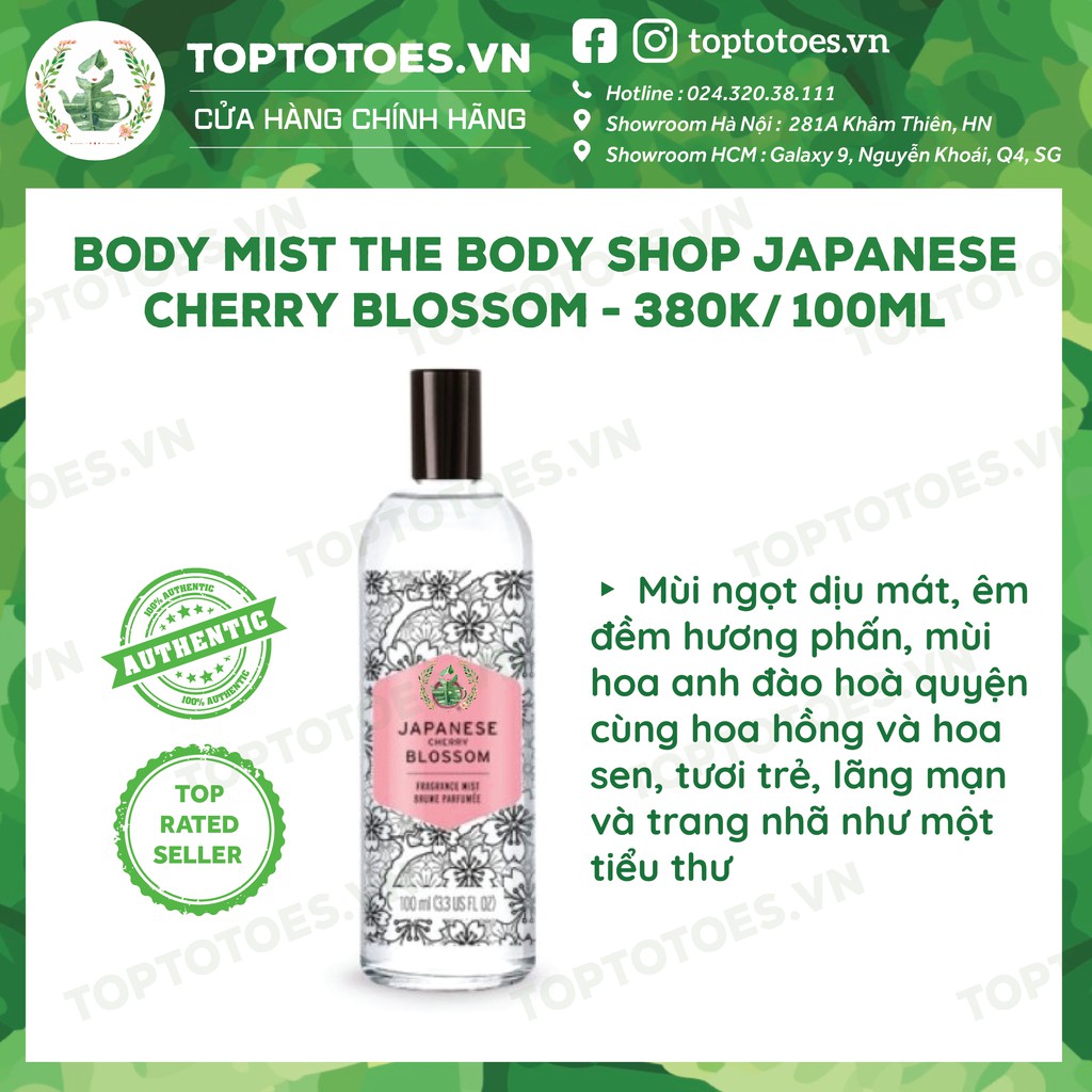 Xịt thơm cơ thể The Body Shop Body Fragrance Mist