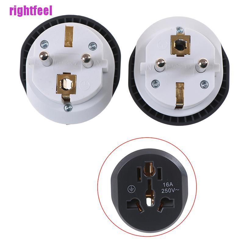 Đầu cắm điều hợp nguồn AU US UK qua EU công suất lớn AC 250V thông dụng cho du lịch