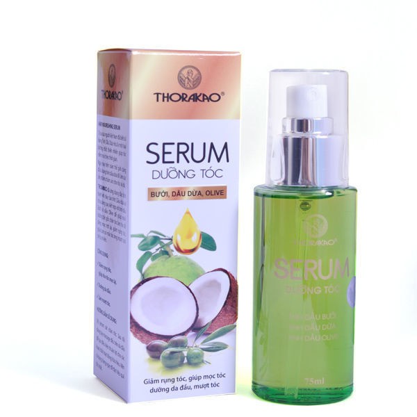 Serum dưỡng tóc Thorakao 75ml (Bưởi, Dầu Dừa, Olive)