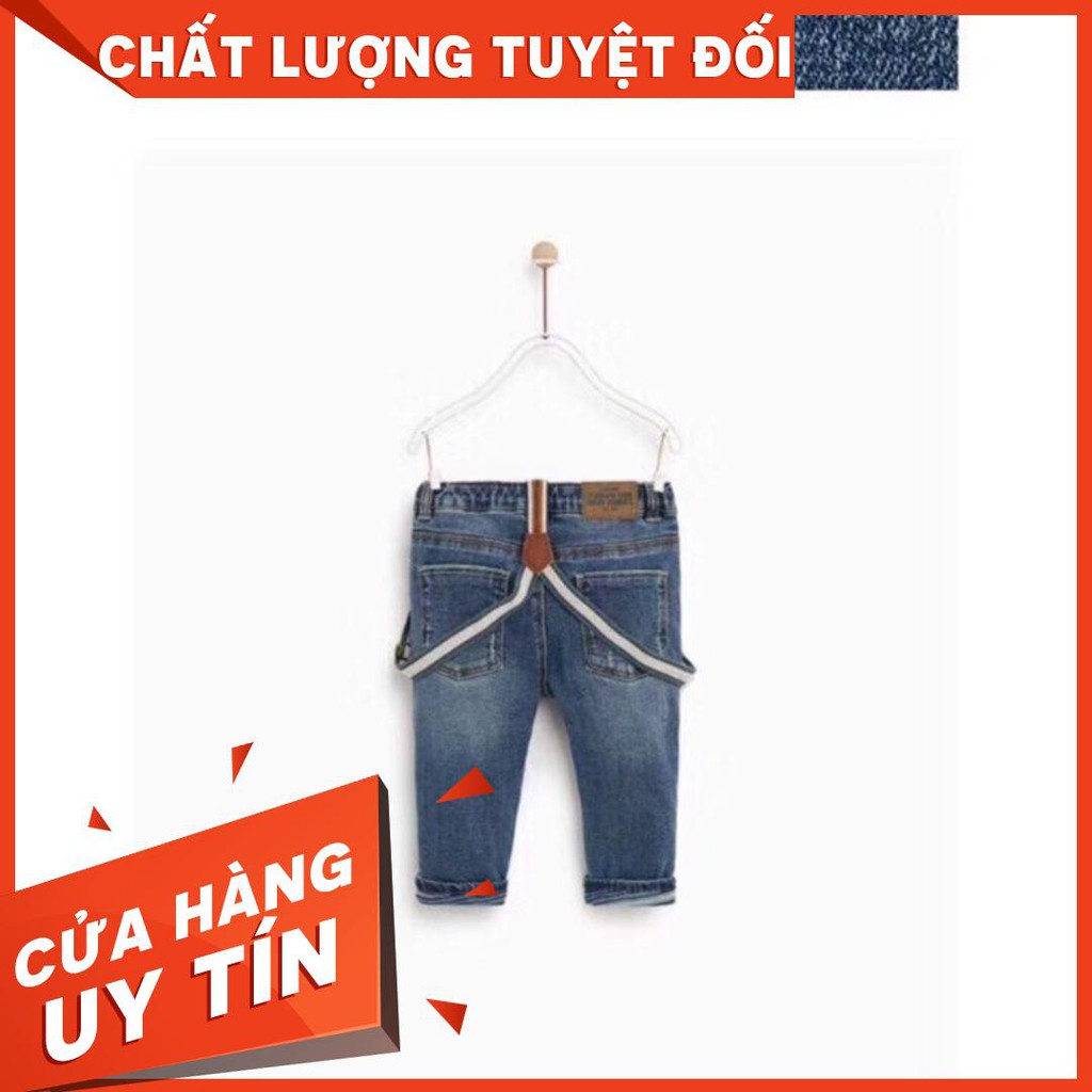 Quần bò kèm đai 2 lớp Zara cho bé trai
