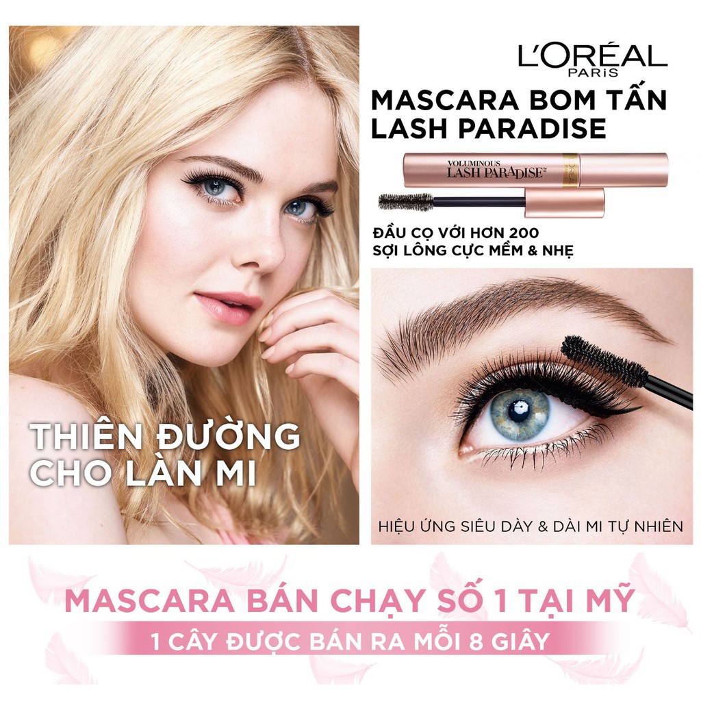 Mascara dày và dài mi Lash Paradise Loreal Paris 7.6ml