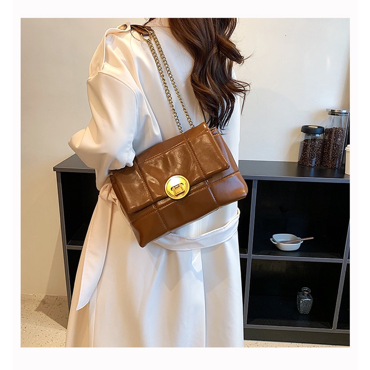 Túi Đeo Chéo Da Bóng Thời Trang Hàn Quốc 2022