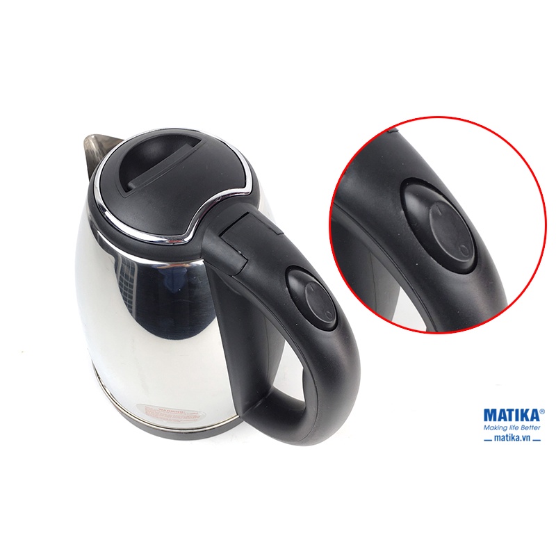 Ấm Siêu Tốc,Đun Nước- Ấm Điện Inox Cao Cấp 1,8L An Toàn Cho Người Dùng - baophong8668