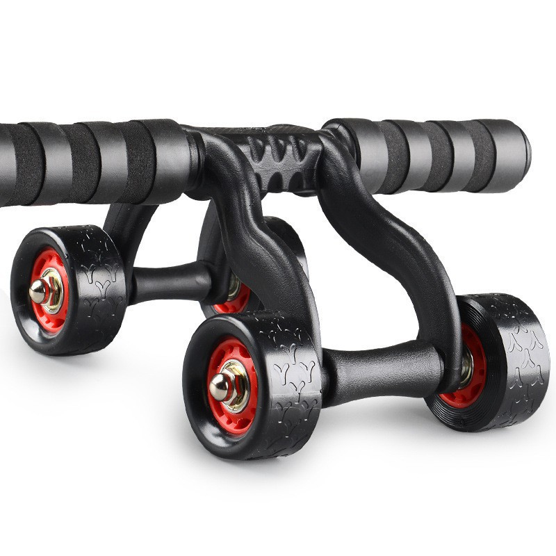 Con Lăn Tập Cơ Bụng 4 Bánh - Cam Kết Giao Đủ Bộ Như Hình