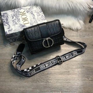 Túi Nữ Khóa CD Da Rắn Quai Thổ Cẩm