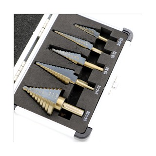 Bộ 5 mũi khoan bước HSS