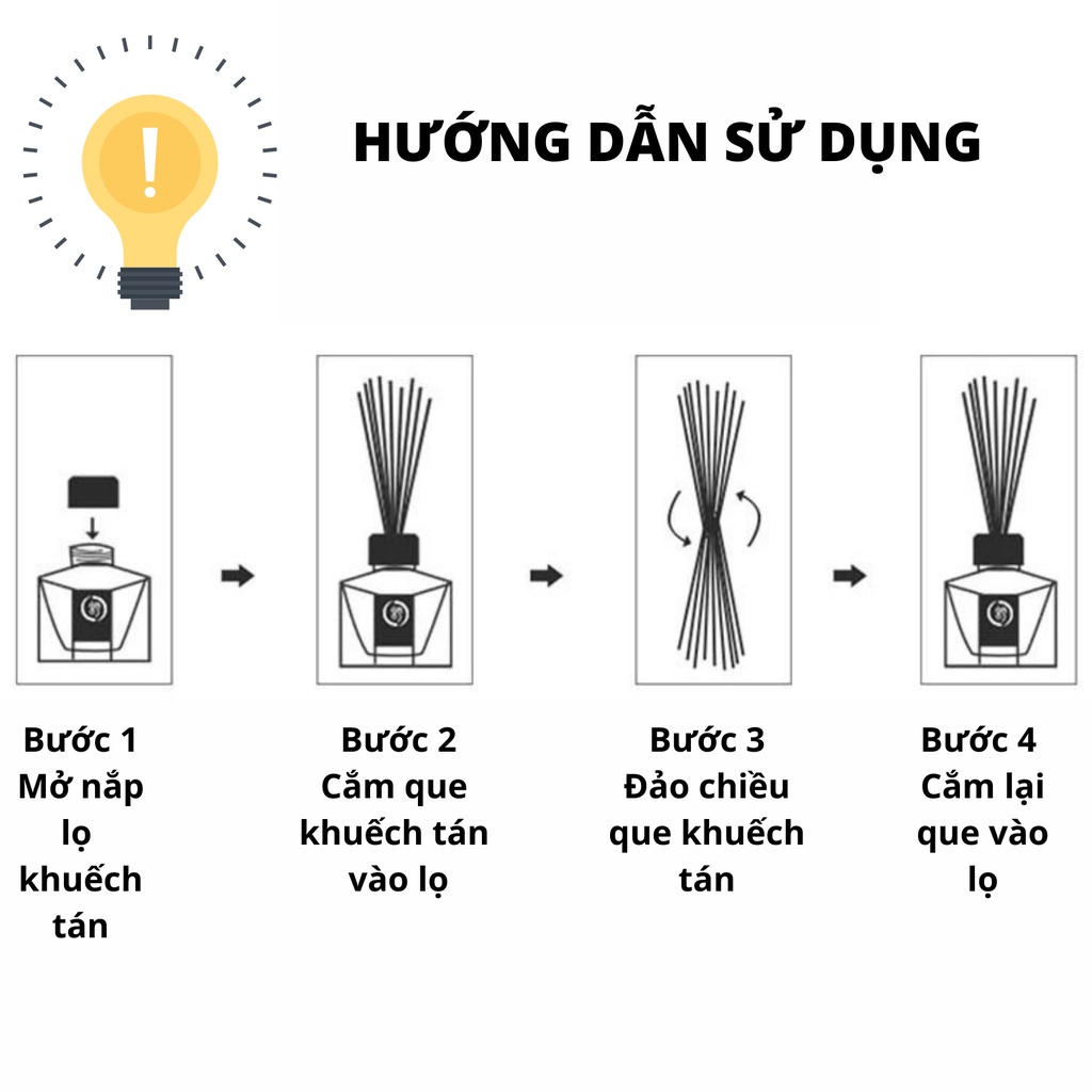 Tinh dầu thơm 50ml khuếch tán hương thiên nhiên, vừa làm lọ hoa trang trí DEXI