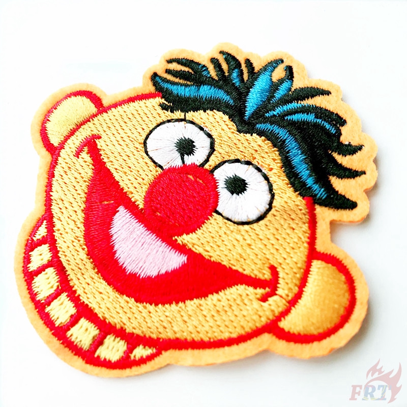 &gt; Ready Stock &lt; ☸ Sesame Street S-4 Patch ☸ 1Pc Diy Sew On Iron On Badges Patch