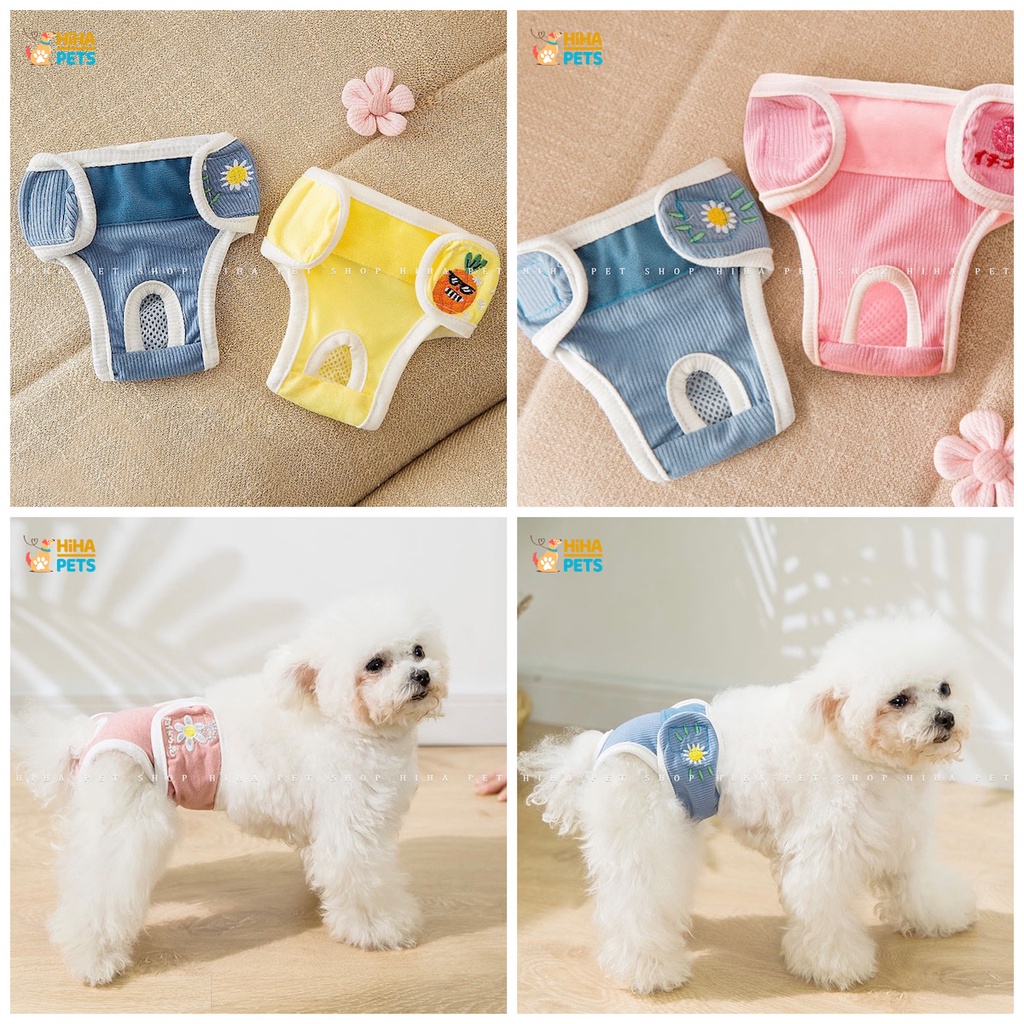 Tả Quần Cho Chó, Tã Cho Chó Cái Quần Chip Cho Thú Cưng Những Ngày Rụng Dâu Hiha Pets