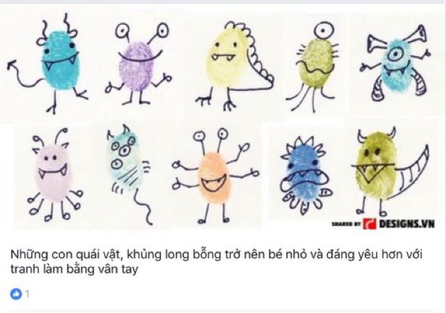 [Xả lỗ] Hộp 20 màu vẽ vân tay cho bé