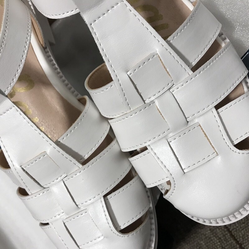 Sandal da đan ngang . xuất uk