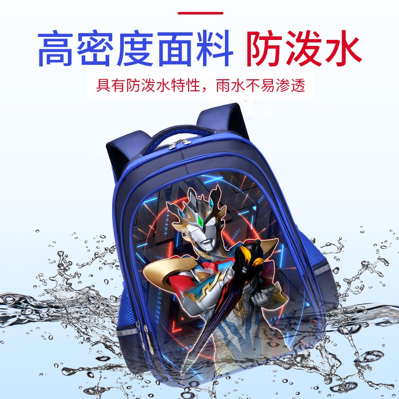 Balo siêu nhân cho bé trai cặp sách siêu anh hùng cho trẻ em học tiểu học cấp 1 siêu nhẹ chống nước E1036