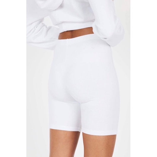 Quần short biker thun cotton 4 chiều 2 màu trắng đen