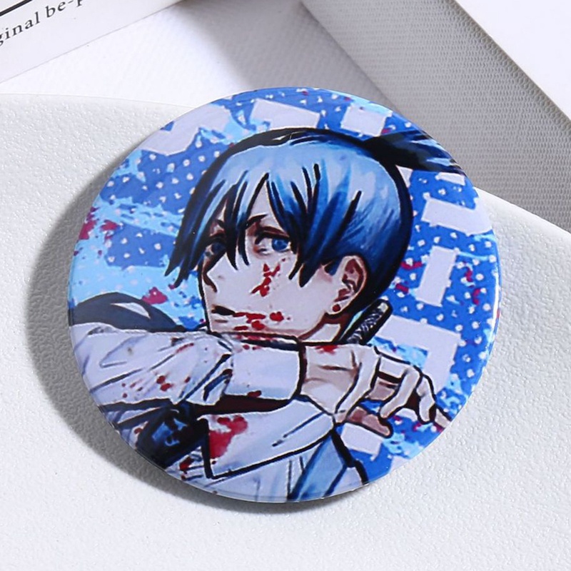 Ghim Cài Áo Hình Cưa Xích 12 Kiểu Hóa Trang Cho Nam &amp; Nữ