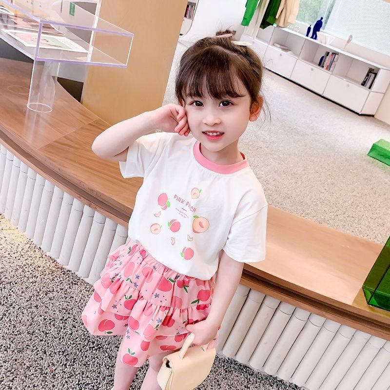 Set Áo Thun Tay Ngắn + Chân Váy Xếp Ly Thiết Kế Mới Thời Trang Mùa Hè Theo Phong Cách Hàn Quốc Cho Nữ