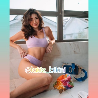Bikini Hai Mảnh Len Tăm Quần Lưng Cao