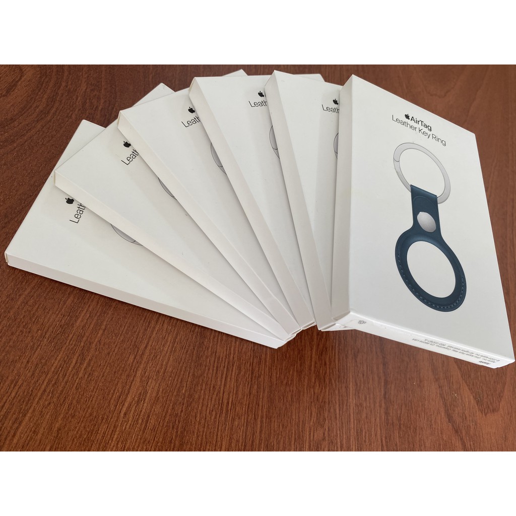 Dây đeo [Apple] AirTag Leather Key Ring - Phụ kiện Apple Bằng Da Thật Chính Hãng ( Hàng Giới Hạn ) - ( NEW SEAL)
