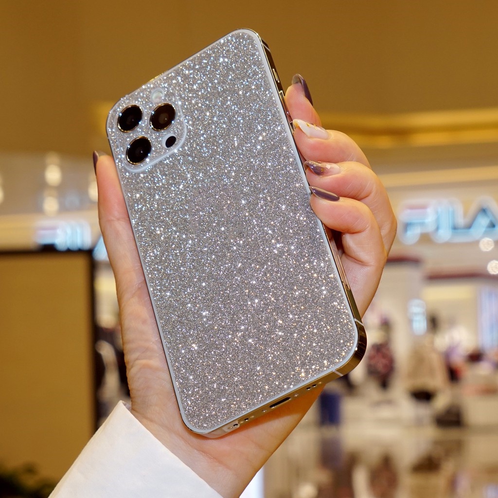Phim Dán Bảo Vệ Mặt Trước Và Sau Lấp Lánh Cho iphone 14 13 12 pro max 11 pro max x xr xs 8 plus