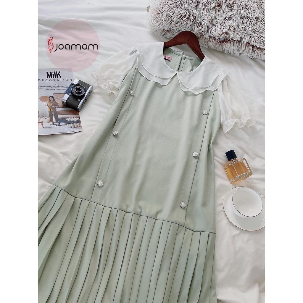 Váy đầm bầu thiết kế Joamom mẫu váy suông