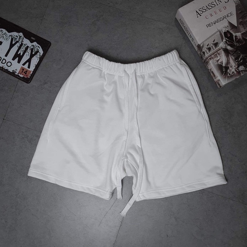 Quần Short Viền Đùi Trơn Basic Unisex LOHA Nam Nữ Oversize Phong Cách Hàn Quốc Ulzzang Top Xu Hướng 2022