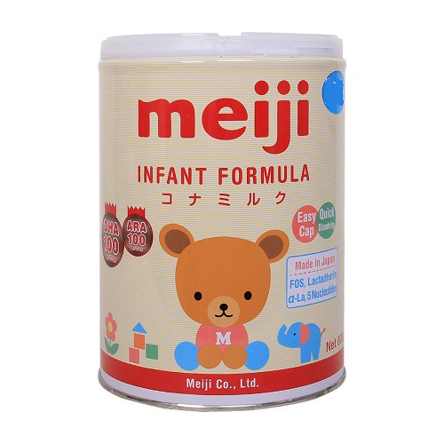 Sữa meiji 0-1 Lon 800g cho bé từ 0 đên 1 tuổi