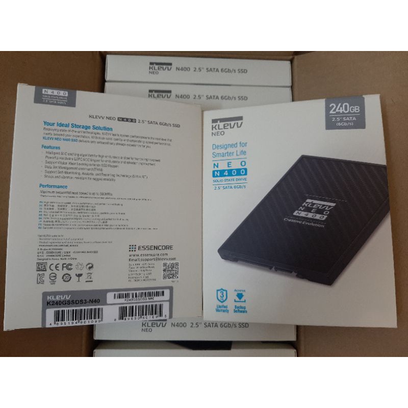 Ổ Cứng SSD 240GB KLEVV Neo N400 2.5 Inch SATA 3 3D-NAND (K240GSSDS3-N40)