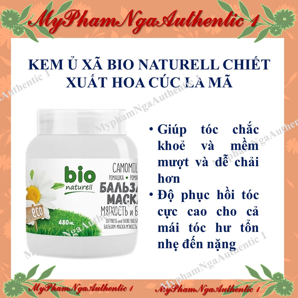 Ủ Tóc Xã Tóc Bio Naturell siêu mềm mượt