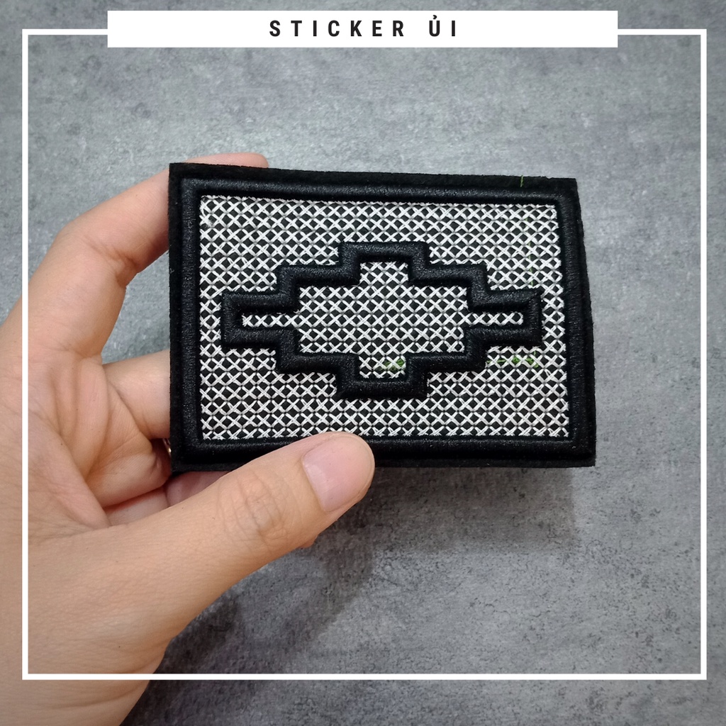Sticker ủi áo Cao cấp - CÓ SẴN KEO ỦI - sticker vải dùng làm miếng vá áo, phụ kiện trang trí quần áo, balo, giày, nón