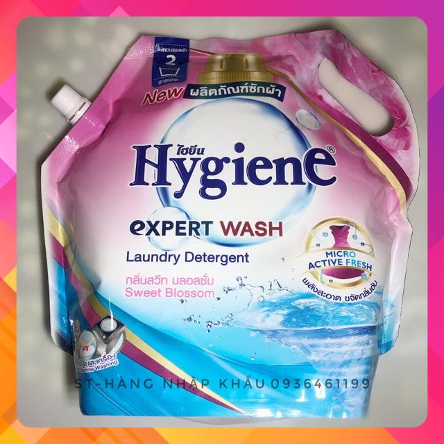 Túi Nước giặt xả Quần áo đậm đặc hygiene THÁI LAN 1800ml