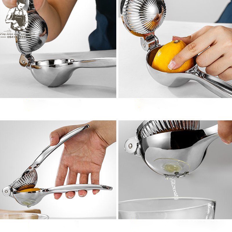 Dụng Cụ Vắt Chanh Cao Cấp, kẹp chanh inox cao cấp