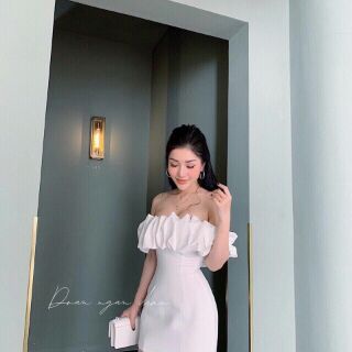 Đầm Bẹt Vai Bèo (Có Mút Ngực)  !!!