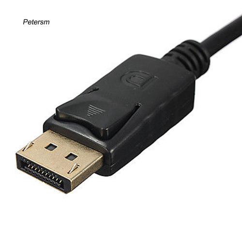 Dây cáp chuyển đổi cổng DP sang HDMI 1.8m HD 1080P chuyên dụng cho máy tính , laptop