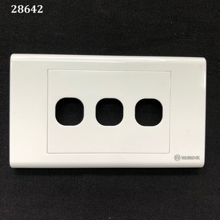 MẶT 3 LỖ SINO VANLOCK S18- Mặt nạ công tắc