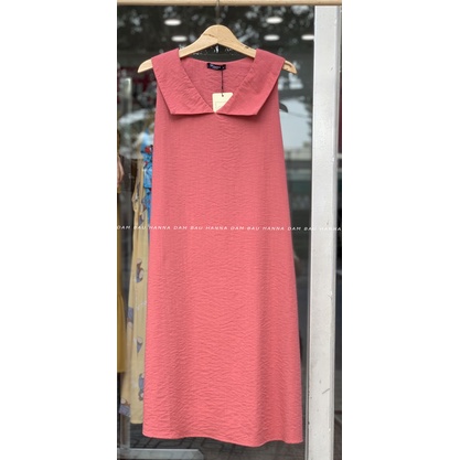 [SIZE 40-80KG] Đầm bầu sát nách mặc nhà mặc đi chơi vải đũi cao cấp thoáng mát ít nhăn có túi bên sườn dáng A mặc gọn