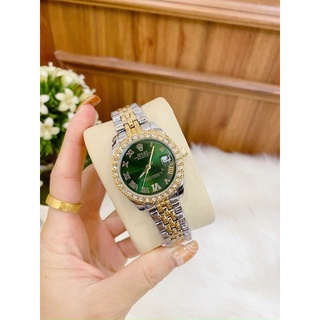 Đồng hồ nữ Rolex, dây thép không girm hàng full box, thẻ bảo hành 12 tháng - Dongho.rolex