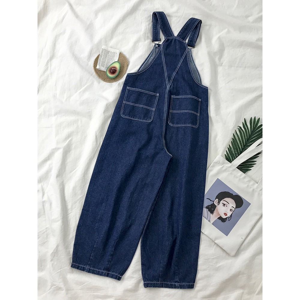 Yếm Bò Màu Đậm Oversize Nam Nữ | BigBuy360 - bigbuy360.vn
