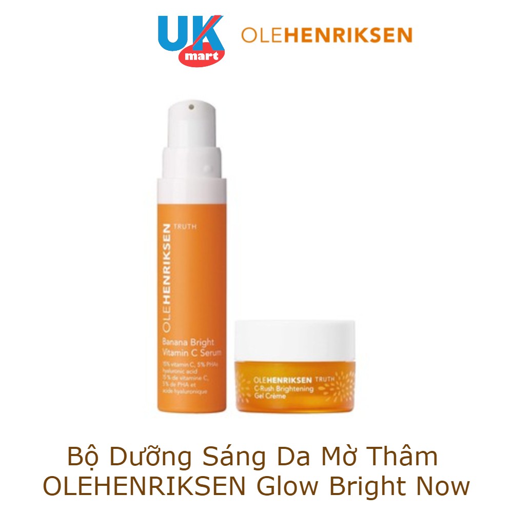 Bộ Dưỡng Sáng Da Mờ Thâm OLEHENRIKSEN Glow Bright Now